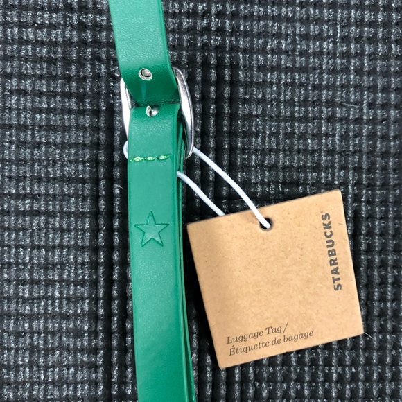 🆕 Starbucks Leather Luggage Tag Limited Edition - Picture 6 of 7